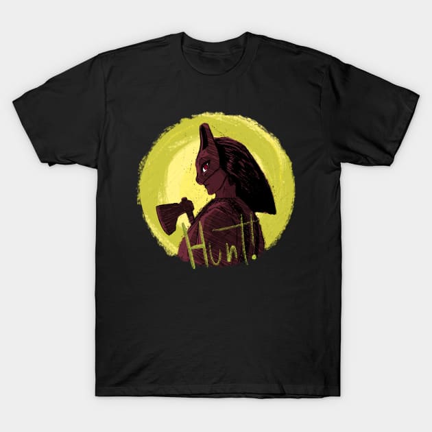 The Huntress (Anna) - Dead By Daylight Character Fan Art - Dark Style T-Shirt by NotHamlet